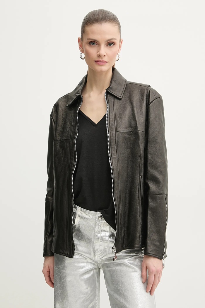 Patrizia Pepe geaca de piele 8O0160.L143 negru