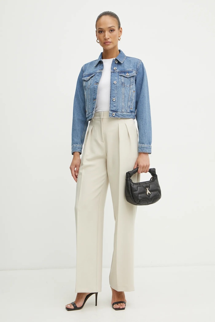 Patrizia Pepe giacca di jeans 8O0170.D1WZB blu SS25