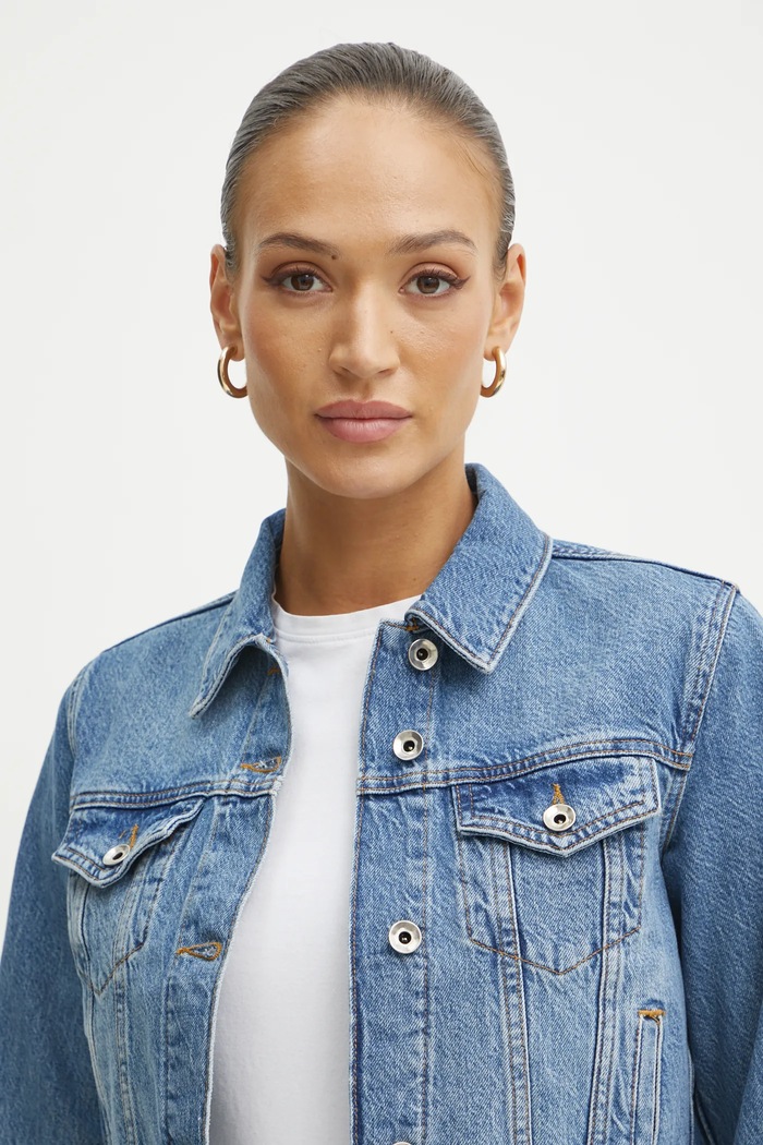 Patrizia Pepe giacca di jeans blu 8O0170.D1WZB