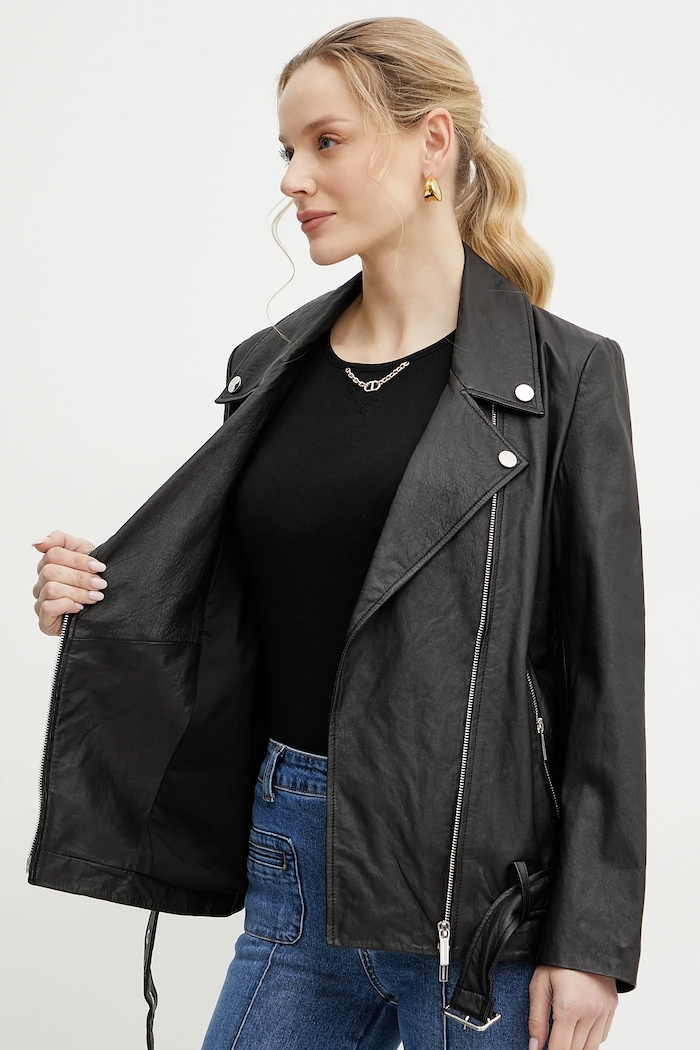 Kožna ramones jakna Armani Exchange XW000218.AF10854
