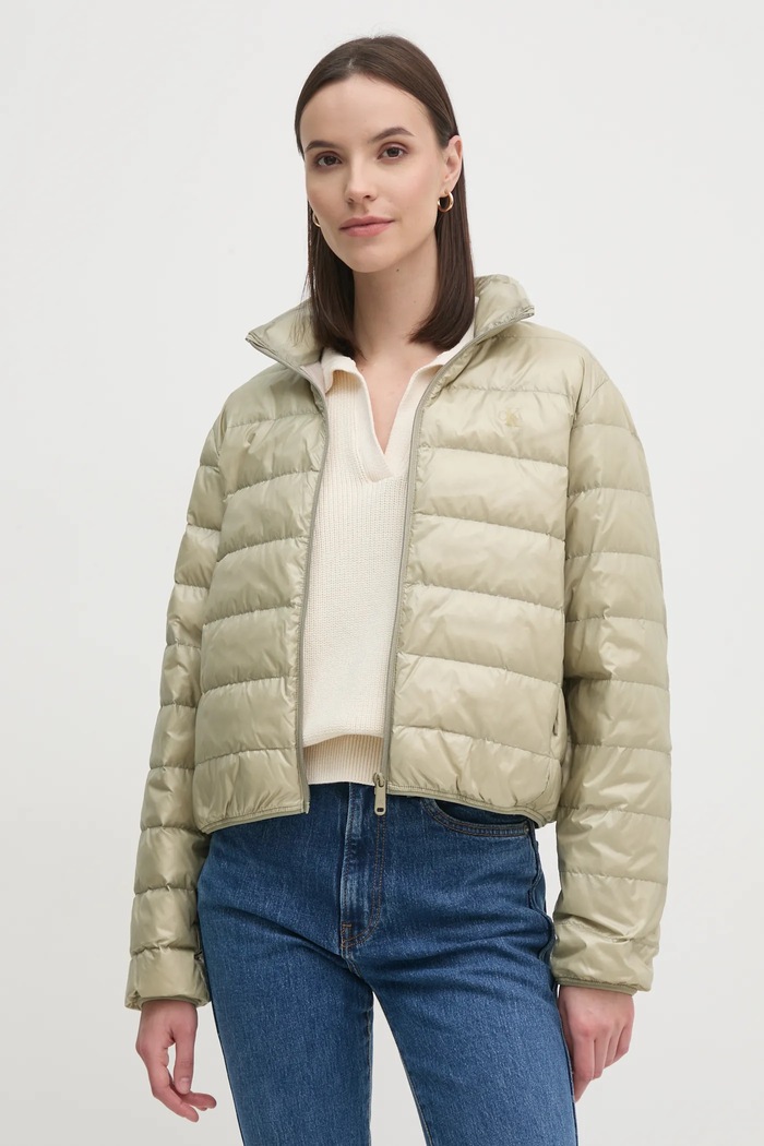 Calvin Klein Jeans geaca cu captuseala verde J20J224698