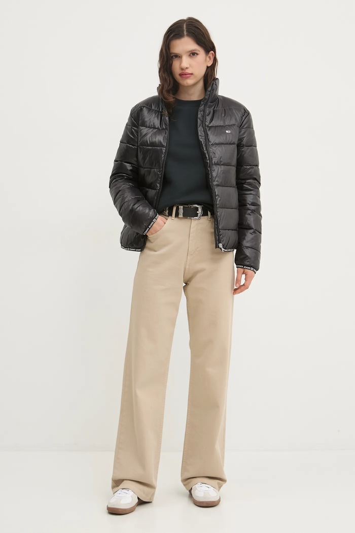 Bunda Tommy Jeans DW0DW19312 černá SS25