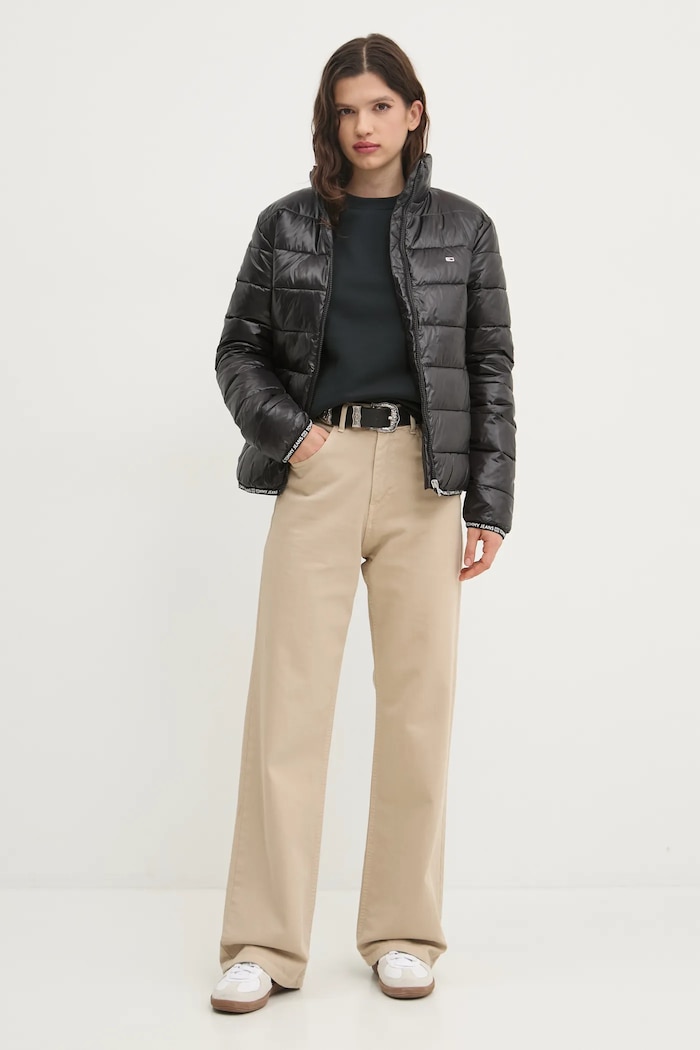 Bunda Tommy Jeans DW0DW19312 černá SS25