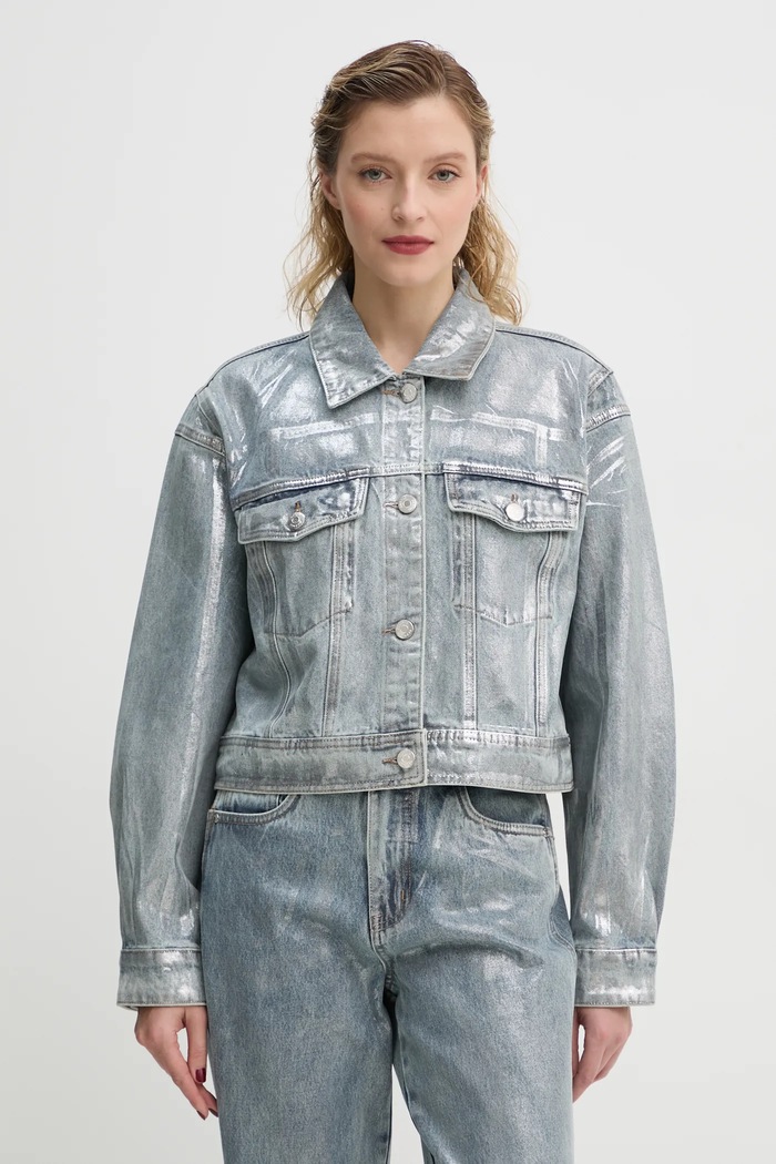 Jeans jakna Gestuz Brez kapuce modra 10909680