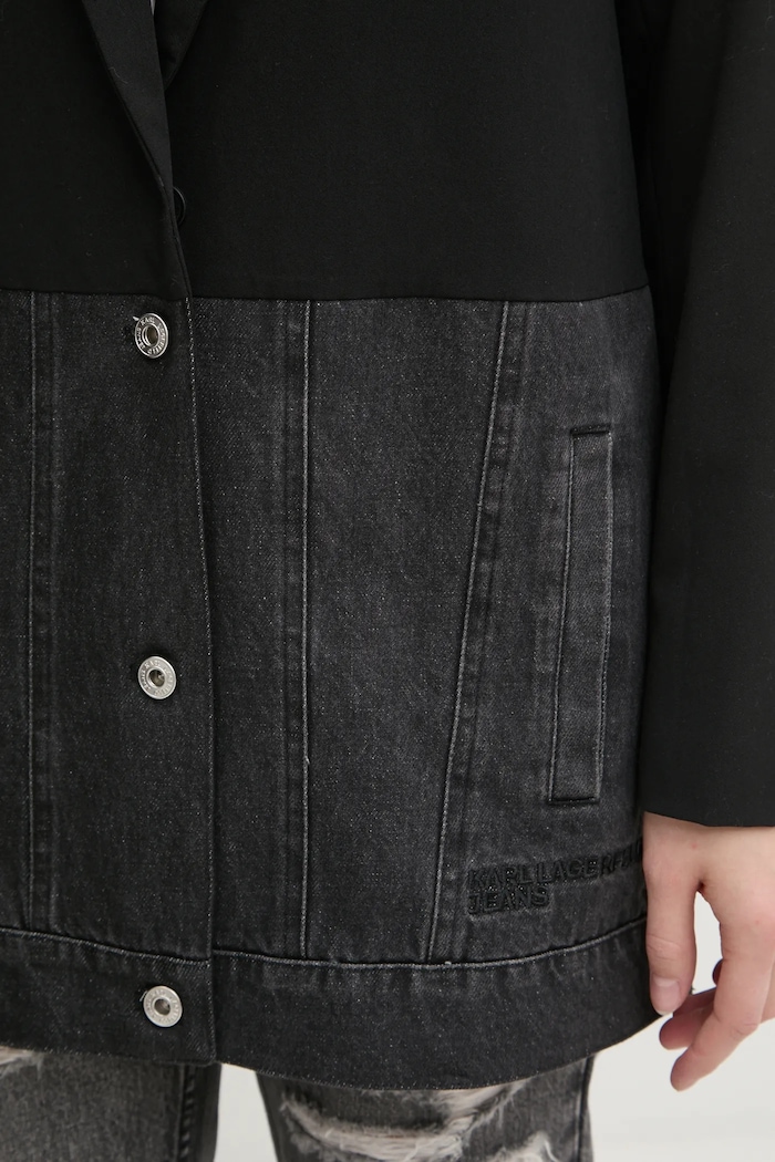 Піджак Karl Lagerfeld Jeans A1W14021 чорний