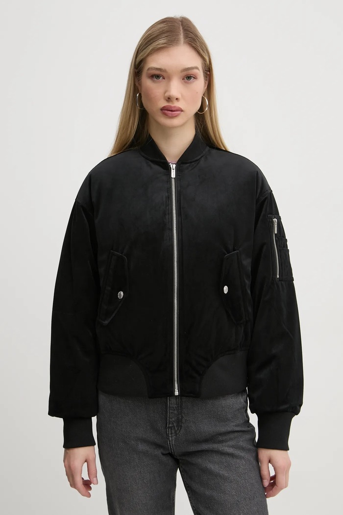 Karl Lagerfeld Jeans Kurtka bomber czarny A1W15010