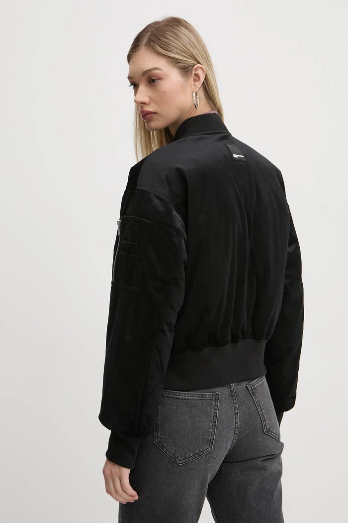 Odzież Karl Lagerfeld Jeans Kurtka bomber A1W15010 czarny