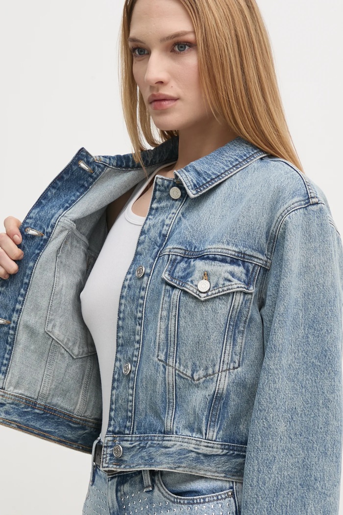Džínová bunda Tommy Hilfiger WW0WW43731