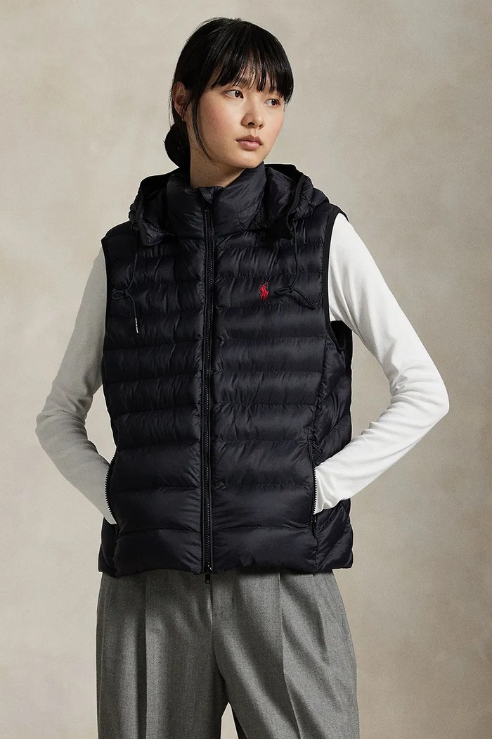 Αμάνικο μπουφάν Polo Ralph Lauren μαύρο 211958935