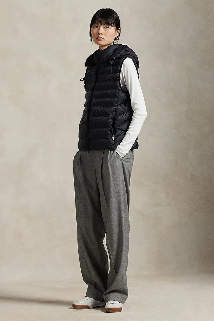 Ρούχα Αμάνικο μπουφάν Polo Ralph Lauren 211958935 μαύρο