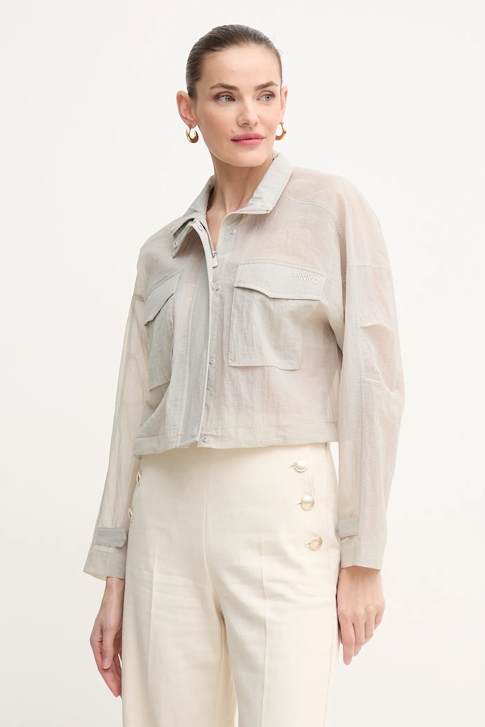 Bunda Pinko nezateplené šedá 104845.A2EK