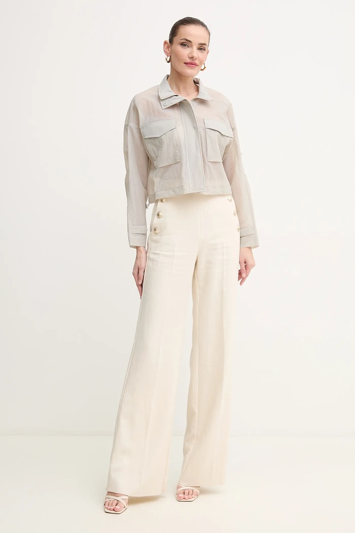 Bunda Pinko 104845.A2EK šedá SS25