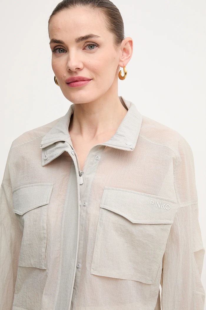 Bunda Pinko šedá 104845.A2EK