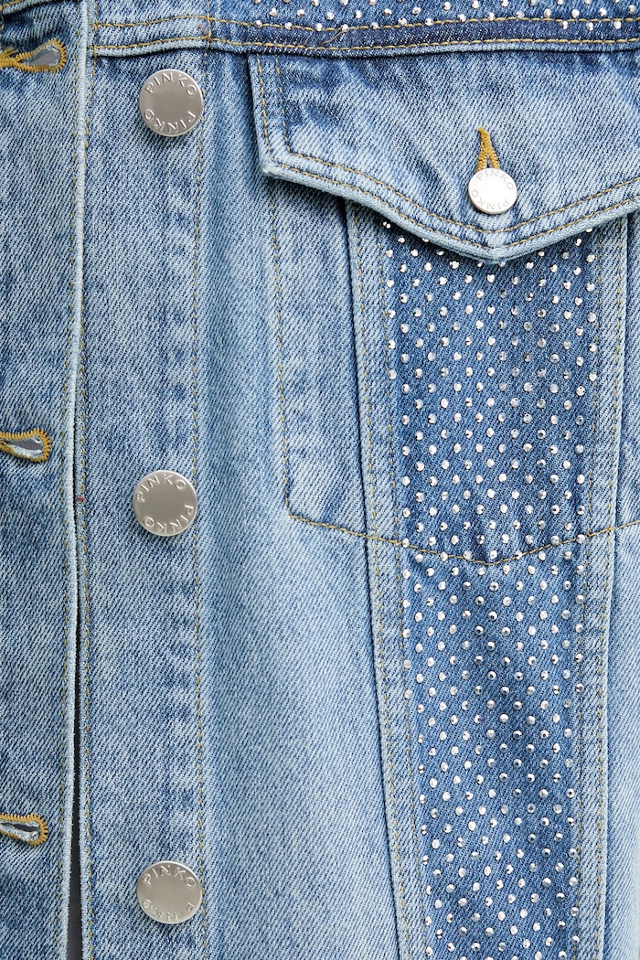 Γιλέκο τζιν Pinko Pinko μπλε 104956.A2F7
