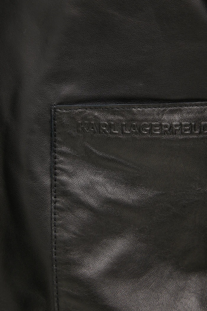 Kožená bunda Karl Lagerfeld A1W15044