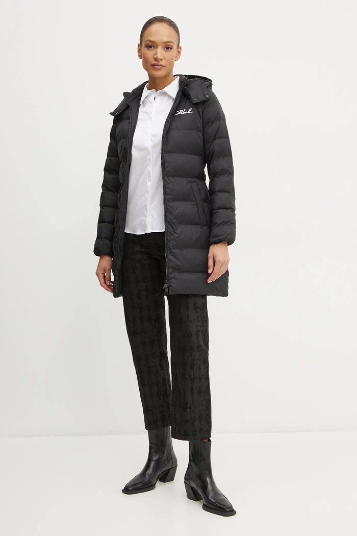 Bunda Karl Lagerfeld 246W1514 čierna SS26
