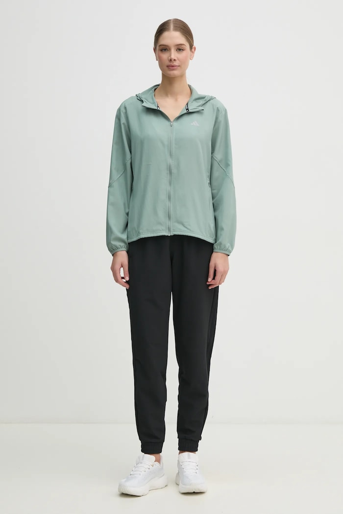adidas Performance Jachetă de alergare Run It JD2344 verde SS25
