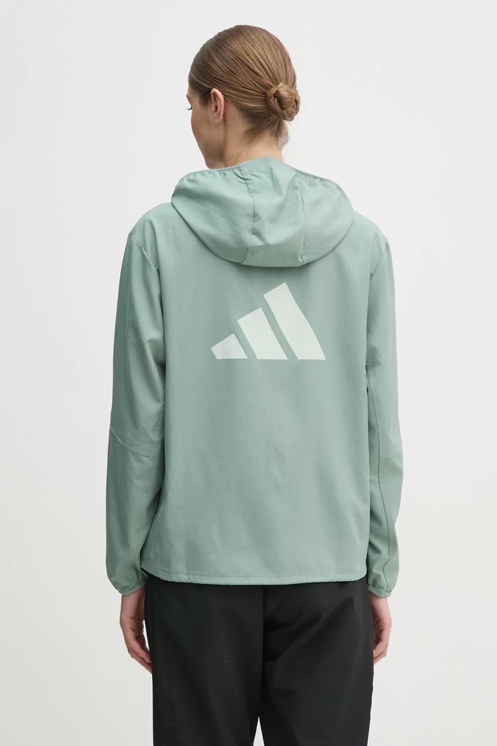 Îmbrăcăminte adidas Performance Jachetă de alergare Run It JD2344 verde