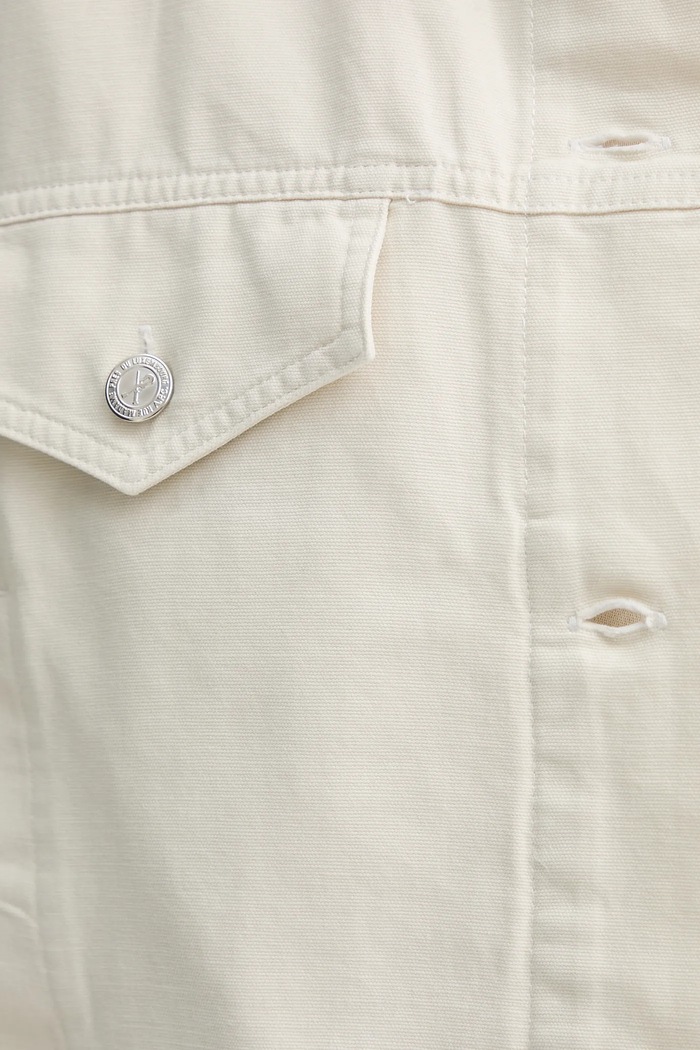 Bavlněná bunda A.P.C. blouson cally COGBJ.F02905 béžová