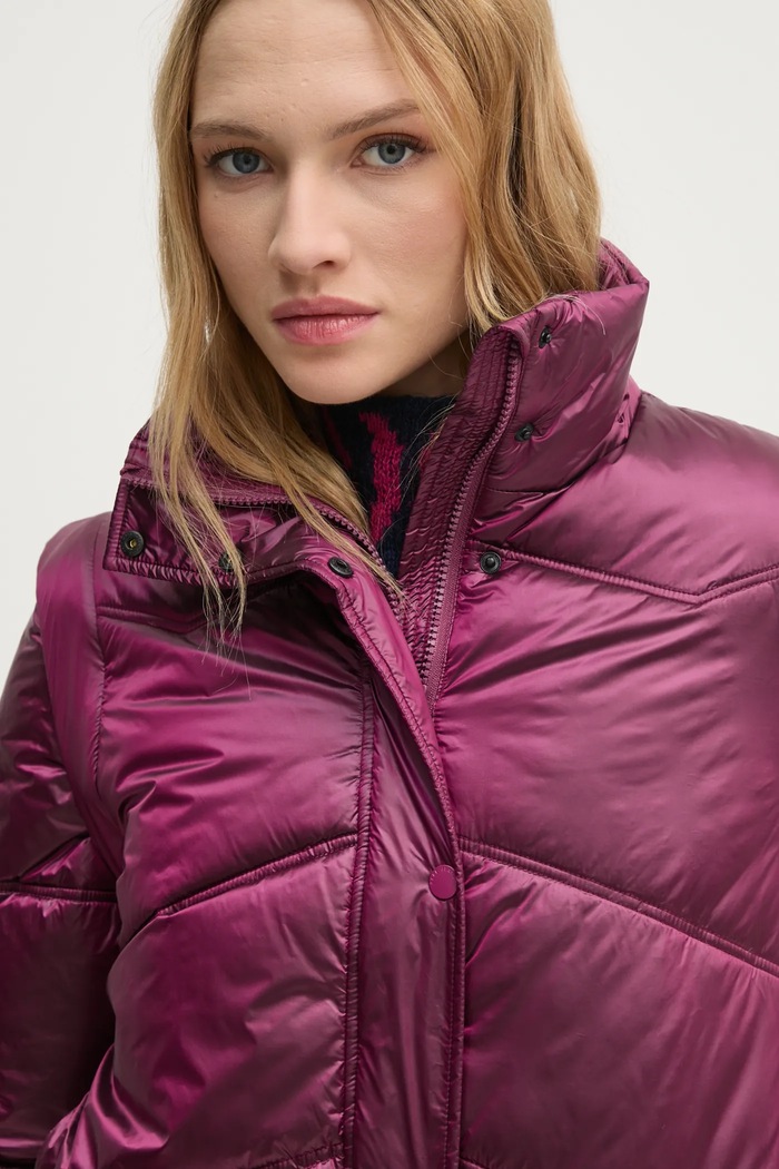 Μπουφάν Pepe Jeans FLORA μωβ PL402492