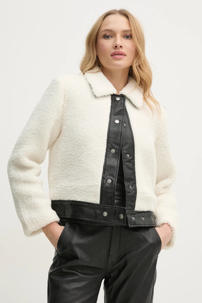 Jakna Pepe Jeans FATIMA S podlogo bež PL402496