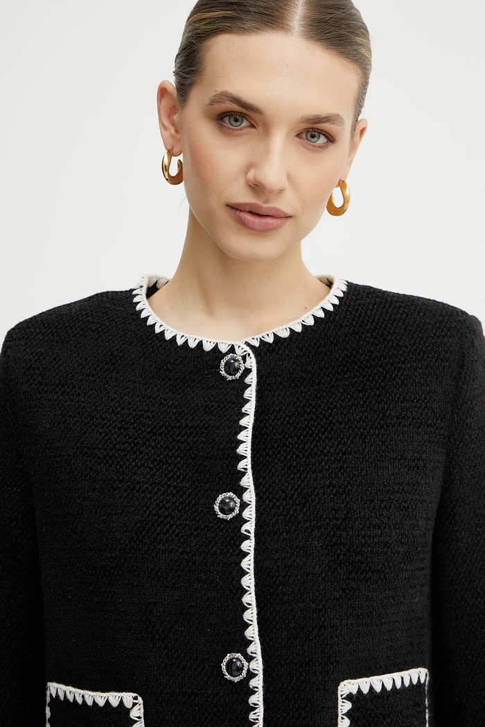 Guess marynarka LUCILLA czarny W5RN20.WGVQ2