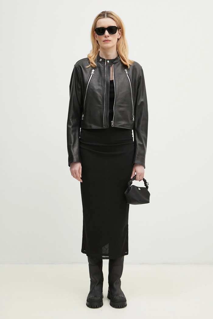 MM6 Maison Margiela bőrdzseki S52AM0317