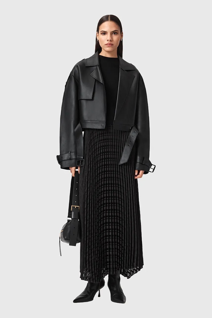 AllSaints kurtka skórzana OPHELIA W045LB