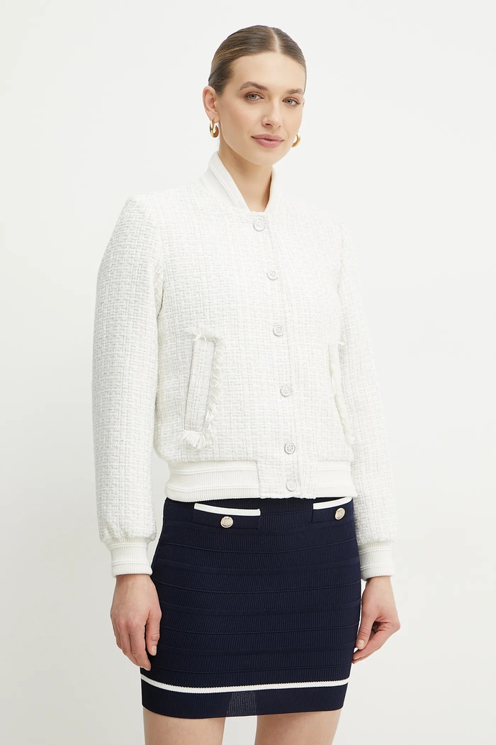 Bomber bunda Guess NEW GLORIA přechodné béžová W5RL10.WGVH2