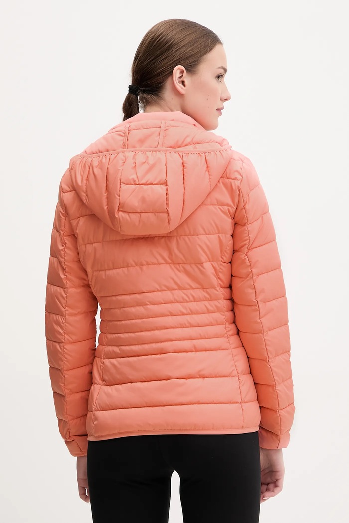 Oblečenie EA7 Emporio Armani bunda dámska TNF8Z.8NTB23 oranžová