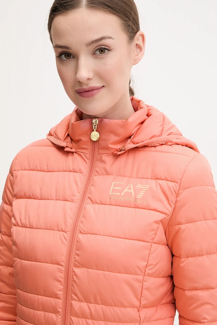 EA7 Emporio Armani bunda dámska oranžová TNF8Z.8NTB23