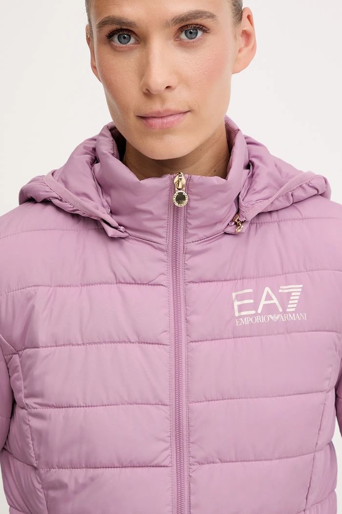 EA7 Emporio Armani bunda dámska ružová TNF8Z.8NTB23