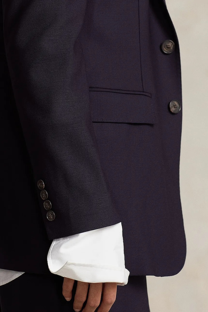 Oblečenie Vlnené sako Polo Ralph Lauren RLXD SB 211891060 tmavomodrá