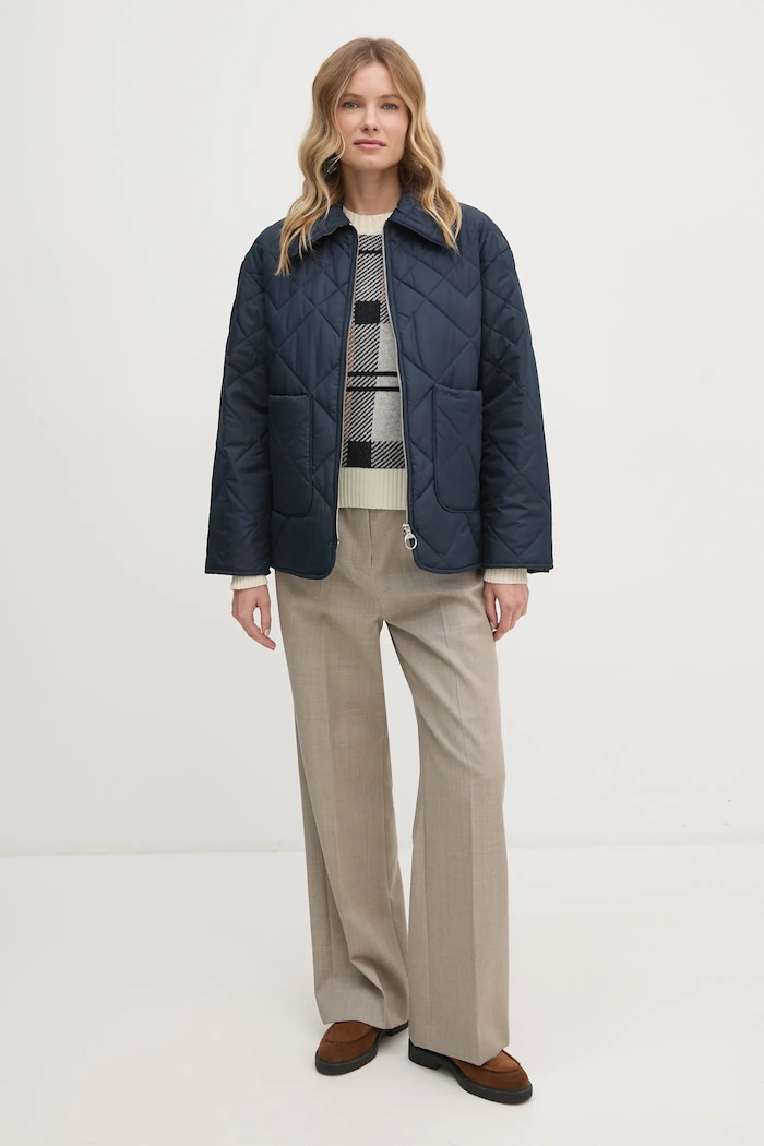 Μπουφάν Barbour LQU1799NY51 σκούρο μπλε SS25