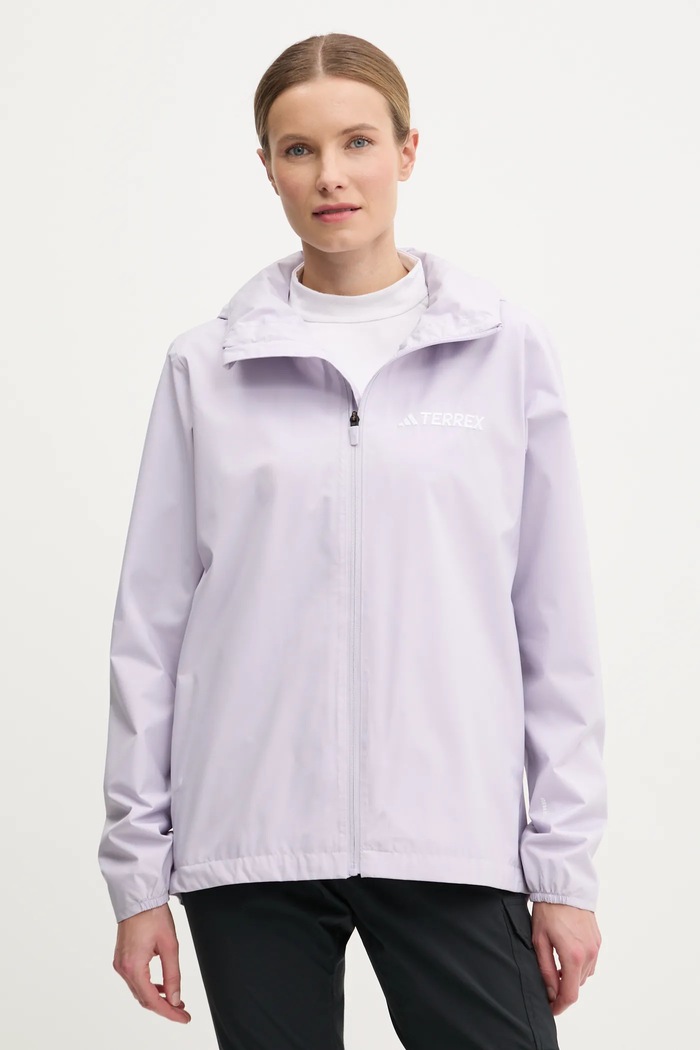 Větrovka adidas TERREX Essential nezateplené fialová JM8705
