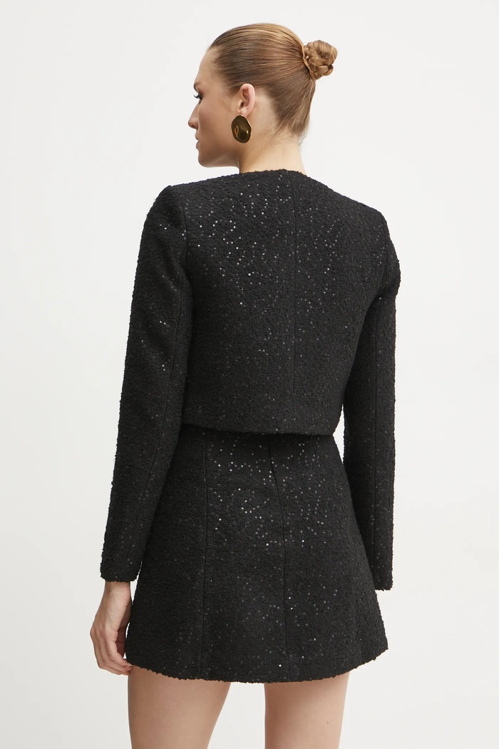 Ρούχα Σακάκι Marciano by Guess BOUCLE 5RGN18.7261A μαύρο