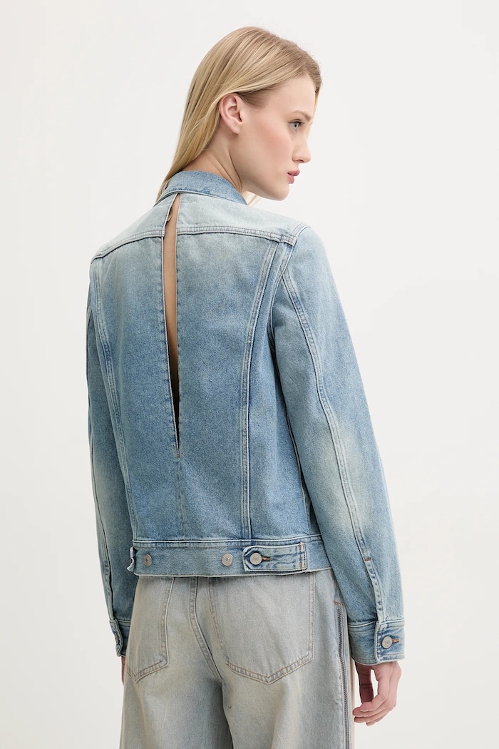 Oblečenie Rifľová bunda MM6 Maison Margiela S52AM0316.M30019 modrá