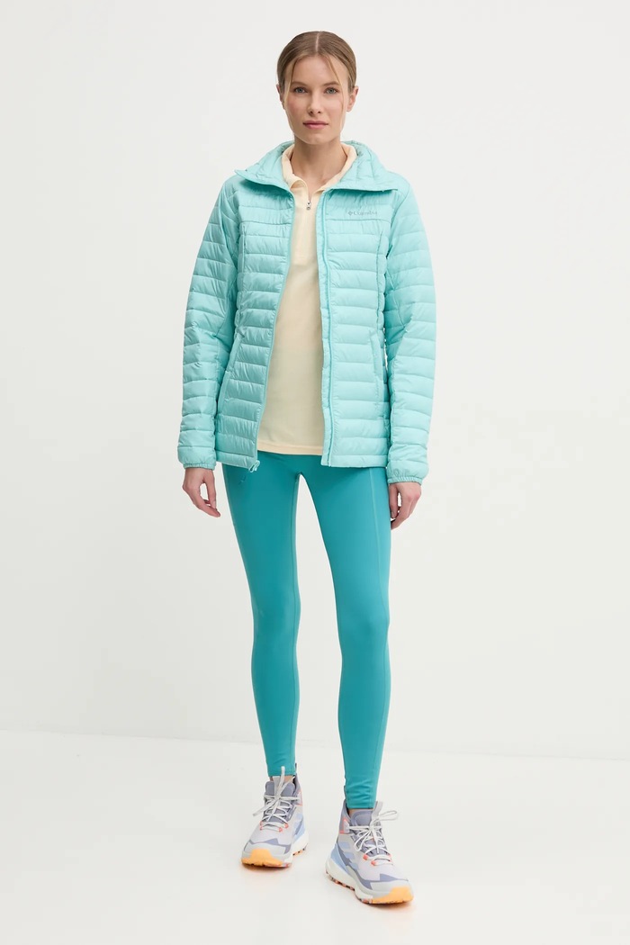 Sportovní bunda Columbia Silver Falls II 2098682 tyrkysová SS25