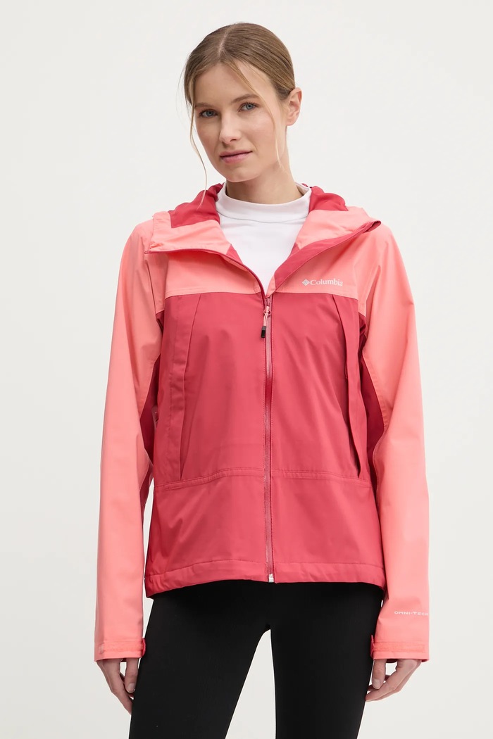 Columbia jachetă outdoor Boulder Falls necaptusit roz 2116302
