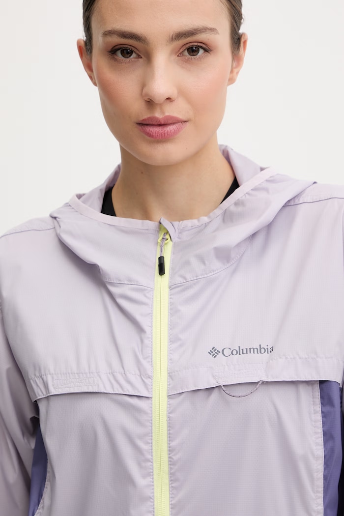 Columbia Crested Canyon Windbreaker women's sports jacket violet 2116481