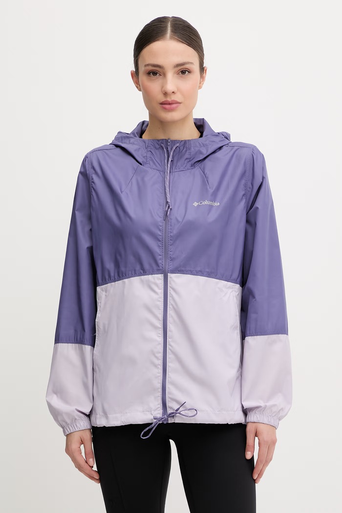 Columbia športová bunda dámska Flash Forward II Windbreaker fialová 2116531