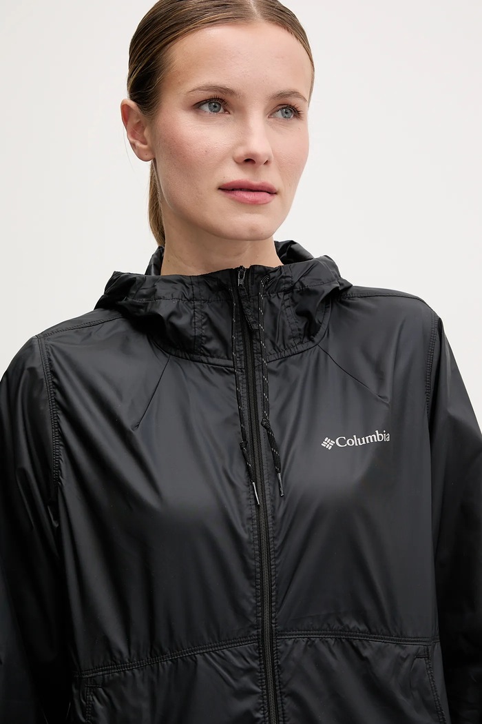 Columbia športová bunda dámska Flash Forward II Windbreaker čierna 2116531