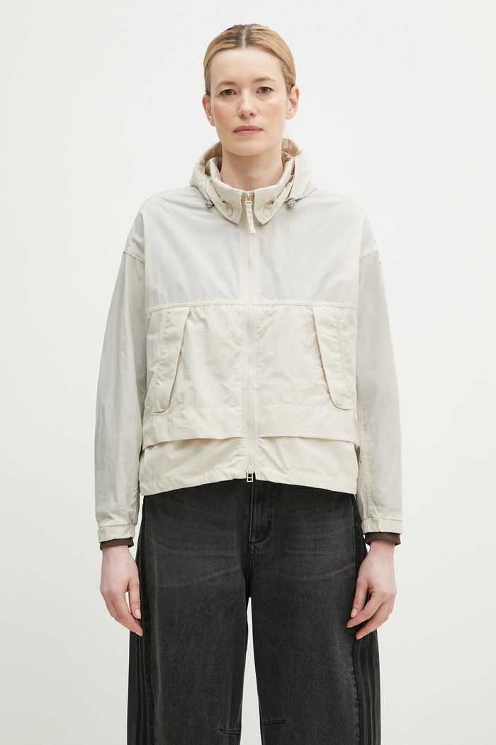 Columbia Paracutie II Windbreaker μεταβατικό μπουφάν γυναικείο χωρίς μόνωση μπεζ 2116561