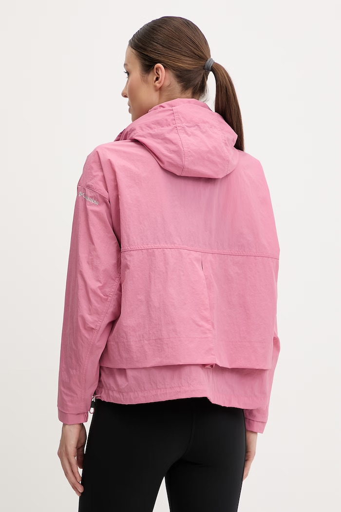 Clothing Columbia Paracutie II Windbreaker transitional jacket Women's 2116561 pink