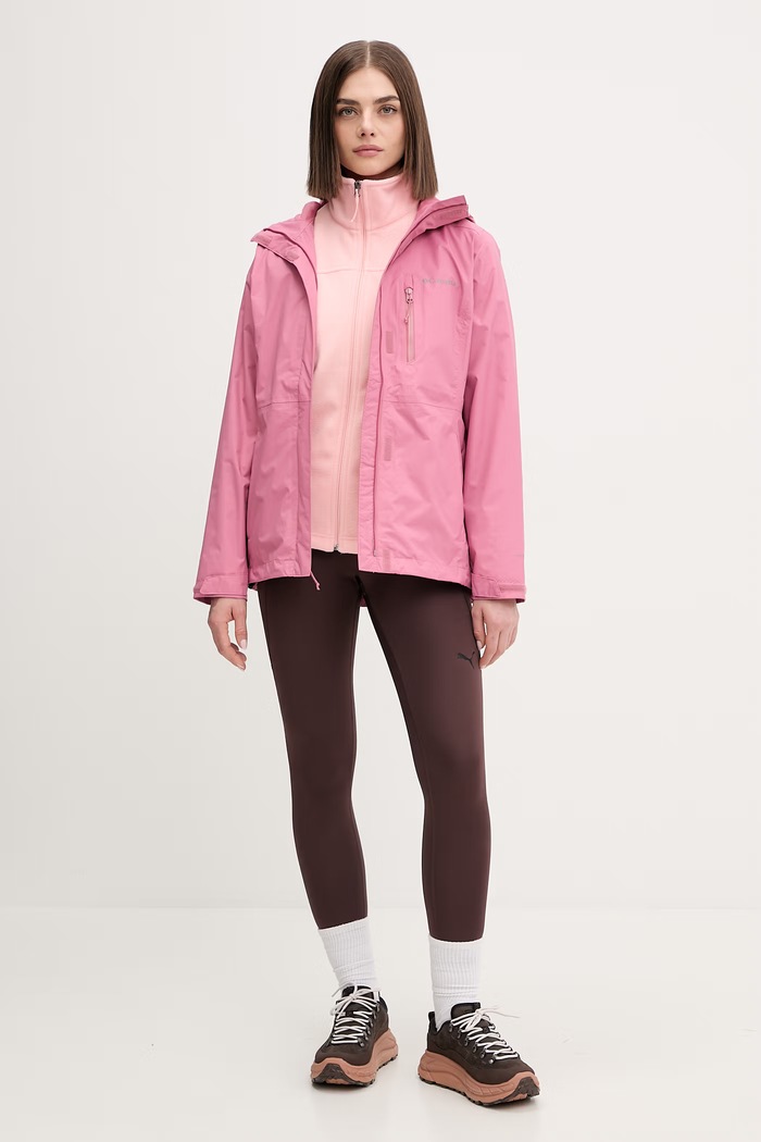 Μπουφάν Columbia Pouring Adventure 2117191 ροζ SS26