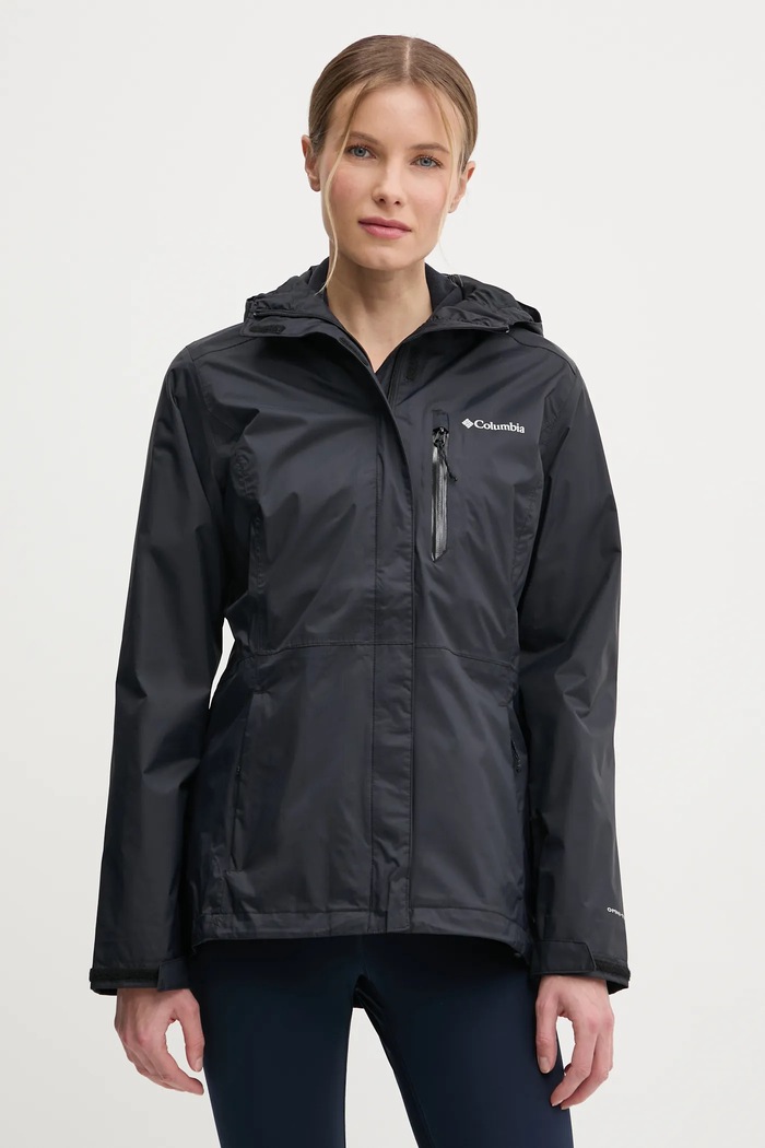 Outdoor jakna Columbia Pouring Adventure bez tople podstave crna 2117191