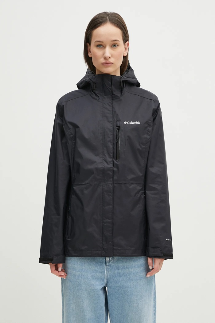 Turistická bunda Columbia Pouring Adventure outdoor čierna 2117191