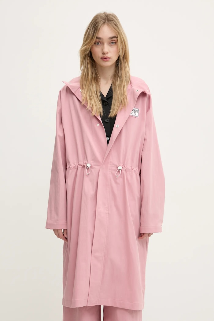 Moschino Jeans hanorac necaptusit roz 0609.3224
