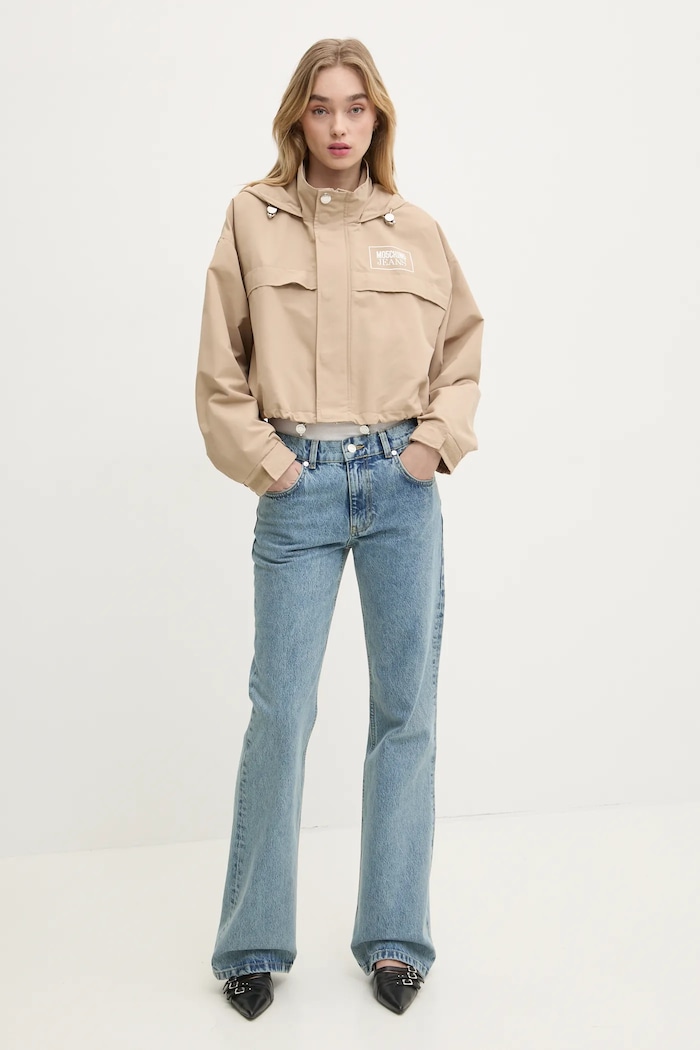 Moschino Jeans rövid kabát 0605.3220 bézs SS25