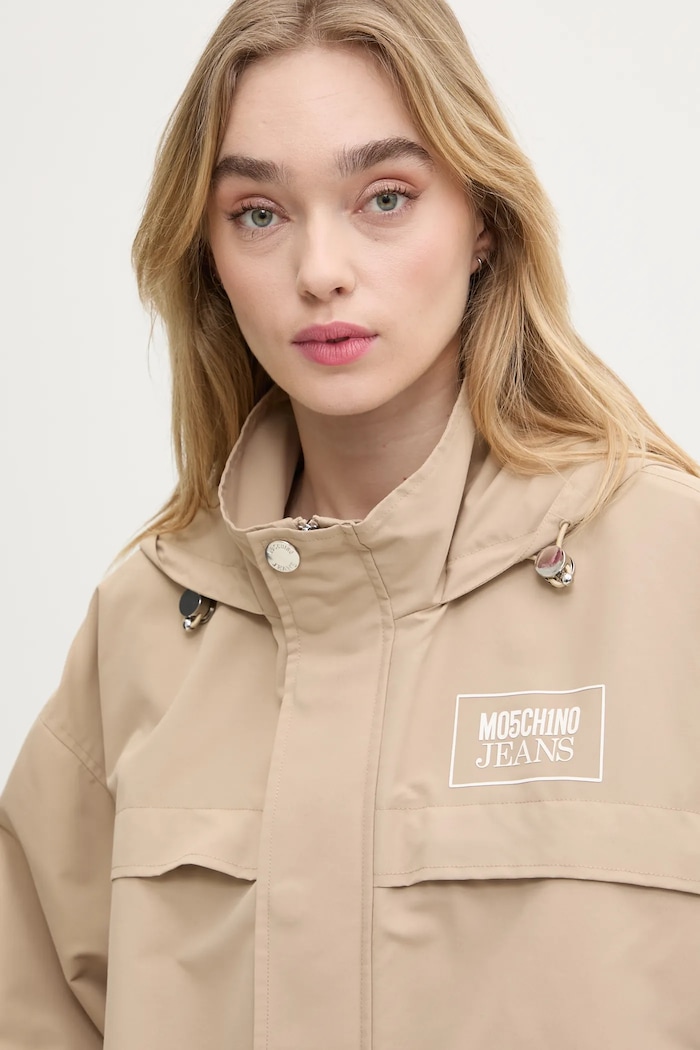 Moschino Jeans rövid kabát bézs 0605.3220